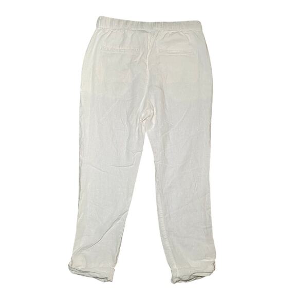 Roxy Cream Beach Pants - Size Small - Drawstring Waist - Picture 2 of 11